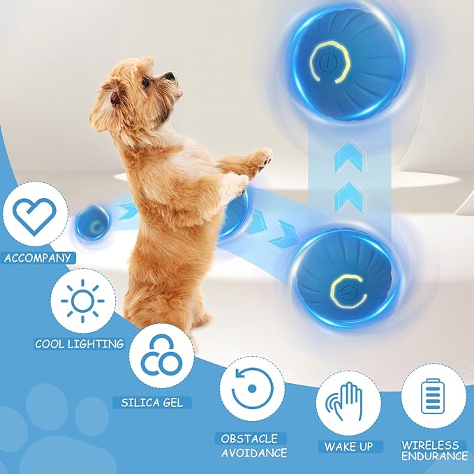 Gravity Bounce Interactive Pet Ball