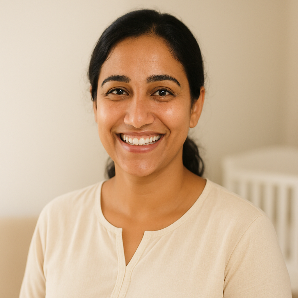 <em>Meera, mother of two young tots</em>